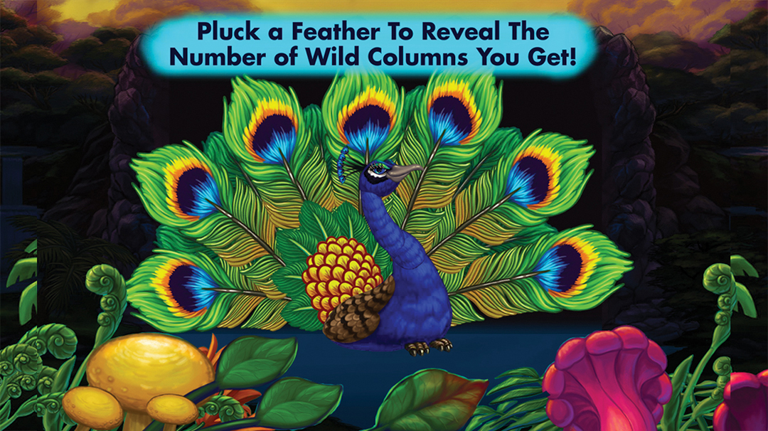 Peacock Paradise Island, Feather Pick Bonus