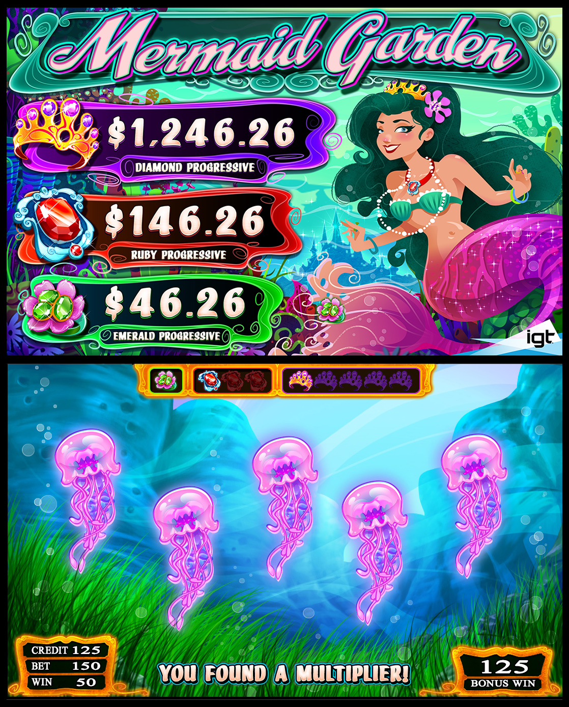 Mermaid Garden, Full Game Layout
