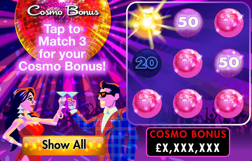 Cosmo App Scratcher Layout Cosmo App Scratcher Layout