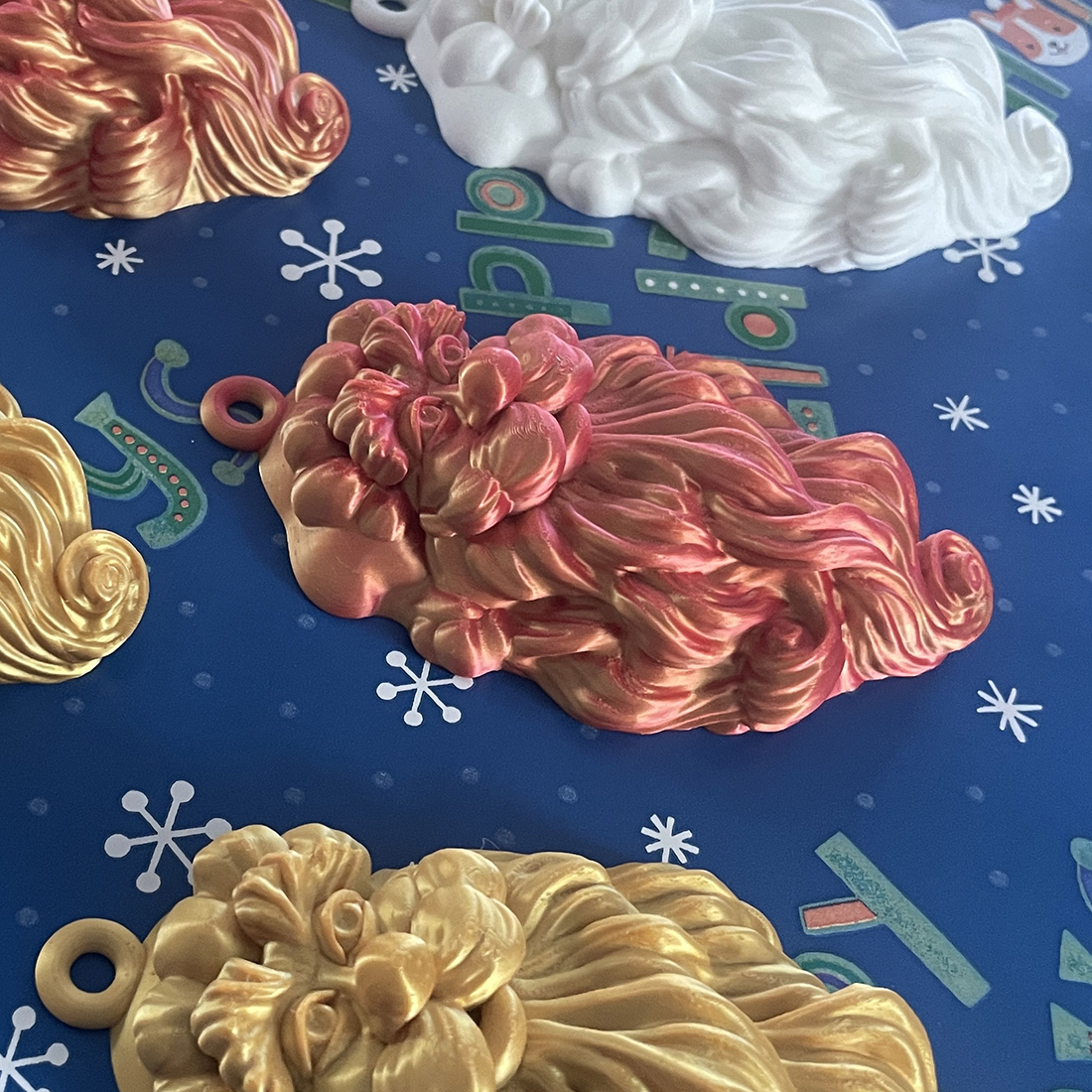 Santa Ornament 3D Print